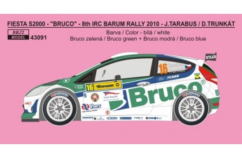 Decal – Ford Fiesta S2000 "Bruco" - IRC Barum rallye 2010